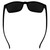 AlterImage Drift Sports Fashion Retro Sunglasses for Women Black Frame w/Silver Metal Accent & Smoke Lenses