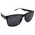 AlterImage Drift Sports Fashion Retro Sunglasses for Women Black Frame w/Silver Metal Accent & Smoke Lenses