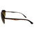 AlterImage Amelia Fashion Retro Sunglasses for Women Semi-Rimless Aviator Tortoise Frame w/ Gradient Brown Lenses