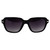 AlterImage Sunset Fashion Retro Sunglasses for Women Black Frame w/Silver Metal Accent & Gradient Smoke Lenses