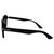 AlterImage Sunset Fashion Retro Sunglasses for Women Black Frame w/Silver Metal Accent & Gradient Smoke Lenses