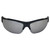 AlterImage Guardian Wraparound Sports & Motorcycle Retro Sunglasses for Men or Women Semi-Rimless Gray Frame w/Rubber Tips & Nose Pads Flash Mirror Lenses