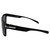 AlterImage Crash Sports Fashion Retro Sunglasses for Men or Women Black Frame w/Metal Accents & Smoke Lenses