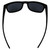 AlterImage Crash Sports Fashion Retro Sunglasses for Men or Women Black Frame w/Metal Accents & Smoke Lenses