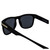 AlterImage Crash Sports Fashion Retro Sunglasses for Men or Women Black Frame w/Metal Accents & Smoke Lenses