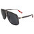 AlterImage Shore Sports Fashion Retro Sunglasses for Men or Women Gunmetal Frame w/ Silver Metal Accents & Smoke Lenses