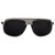 AlterImage Shore Sports Fashion Retro Sunglasses for Men or Women Silver Frame w/ Silver Metal Accents & Smoke Lenses