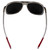 AlterImage Shore Sports Fashion Retro Sunglasses for Men or Women Silver Frame w/ Silver Metal Accents & Smoke Lenses
