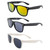 AlterImage Jive Sports Retro Sunglasses for Men or Women 3 Pair Black Frame w/G-Tech Red Lenses & Black White Frames w/Smoke Lenses