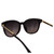 AlterImage Allure Fashion Retro Sunglasses for Women 2 Pair Black & Brown Frames w/ Dual-Color Metal Temples & Gradient Smoke & Brown Lenses