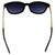 AlterImage Allure Fashion Retro Sunglasses for Women 2 Pair Black & Brown Frames w/ Dual-Color Metal Temples & Gradient Smoke & Brown Lenses