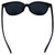 AlterImage Glam Fashion Retro Sunglasses for Women 2 Pair Black & Gray Frames w/ Silver Metal Accents Gradient Smoke & Smoke Lenses