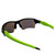 AlterImage Sprint Wraparound Sports Retro Sunglasses for Men or Women 3 Pair Blue & Black Semi-Rimless Frames w/Coinjected Rubber Tips & G-Tech Red/Blue/Green Lenses