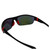AlterImage Guardian Wraparound Sports & Motorcycle Retro Sunglasses for Men or Women 2 Pair Semi-Rimless Gray & Black Frames w/Flash Mirror & G-Tech Red Lenses