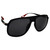 AlterImage Shore Sports Fashion Retro Sunglasses for Men or Women 2 Pair Gunmetal & Black Frames w/ Silver Metal Accents & Smoke Lenses