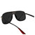 AlterImage Shore Sports Fashion Retro Sunglasses for Men or Women 2 Pair Gunmetal & Black Frames w/ Silver Metal Accents & Smoke Lenses