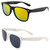 AlterImage Jive Sports Retro Sunglasses for Men or Women 2 Pair Black Frame w/G-Tech Red & White Frame w/Smoke Lenses