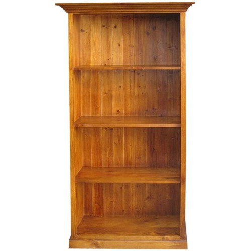 Layton NZ Pine Bookcase 6×3 Walnut
