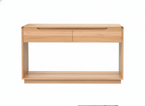 Jane Messmate Timber Hall Table 1300 Natural Finish