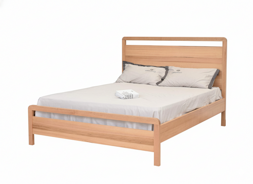 Jane Messmate Timber King Bed Natural Finish