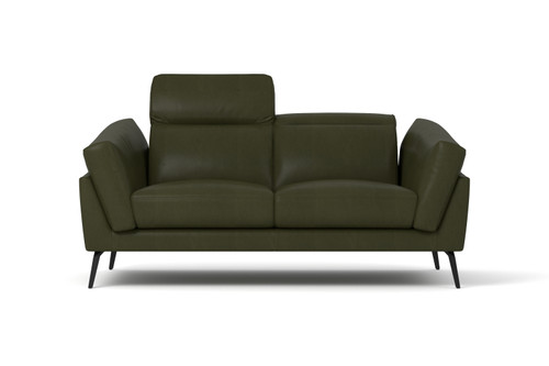 Elegantly Designed Dennie 2 Seater Sofa Forrest Green XC30 (L)