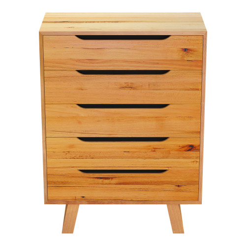 Bolger Tassie Oak 5Dwr Tallboy