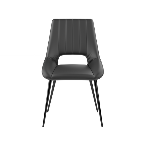 Calgary Dining Chair PU Black