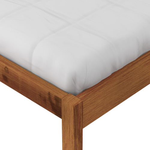 Gemini NZ Pine Double Bed Walnut