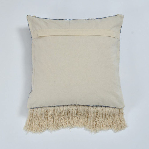 Peacock Tassle Wave Cushion Cover Pair