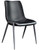 Davos PU Dining Chair Vintage Black