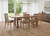 Jane Messmate Timber Dining Table 2100 Natural Finish
