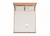 Jane Messmate Timber Queen Bed Natural Finish