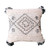 Yapen Cushion with Inner Handwoven Wool Ivory Black