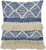 Peacock Tassle Wave Cushion Cover Pair