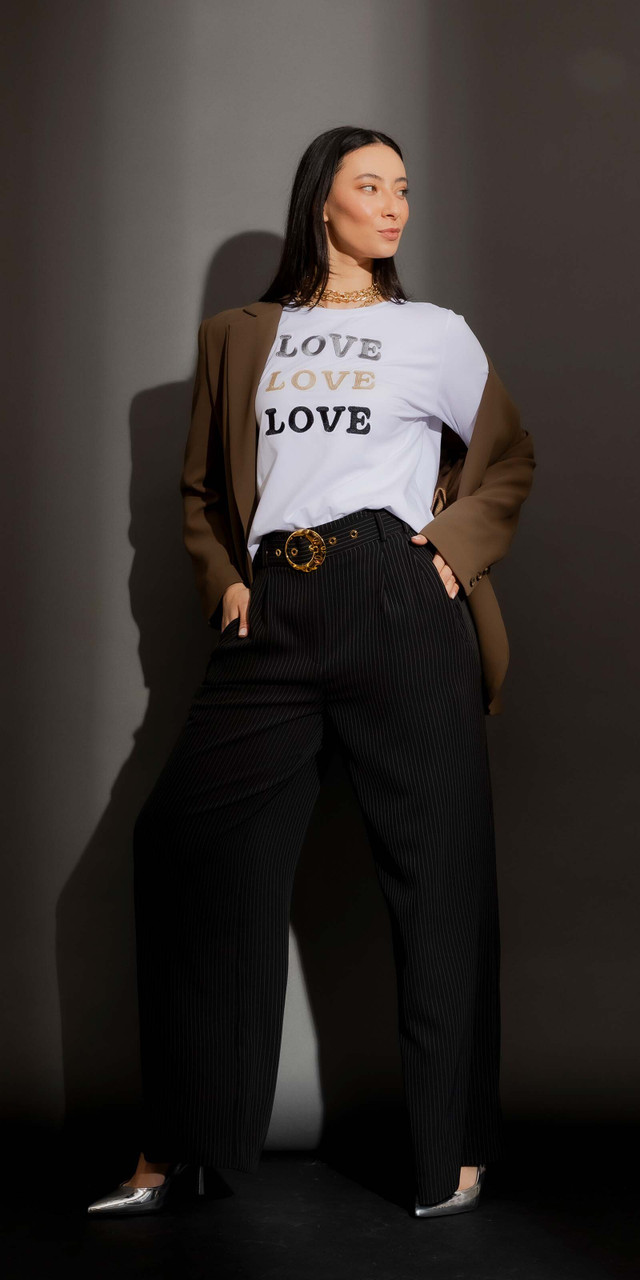 OI-Aug-Love Tee and brown jacket