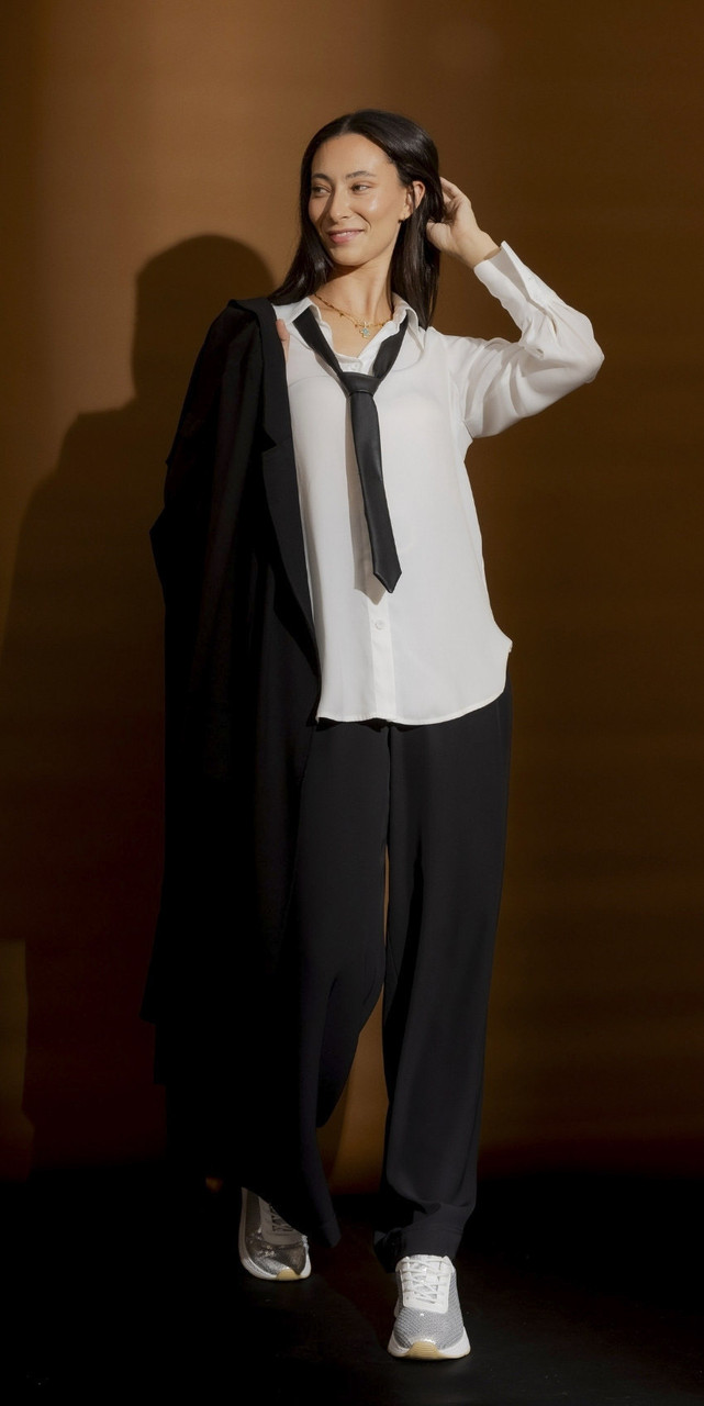 OI - JAN - Black Paperbag with Shirt and Tie