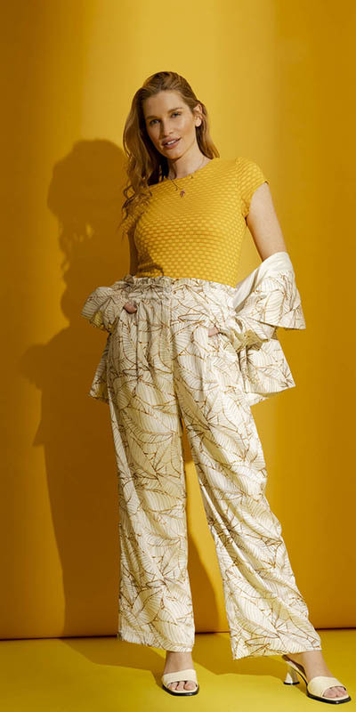 OI - Yellow Tee and Suit