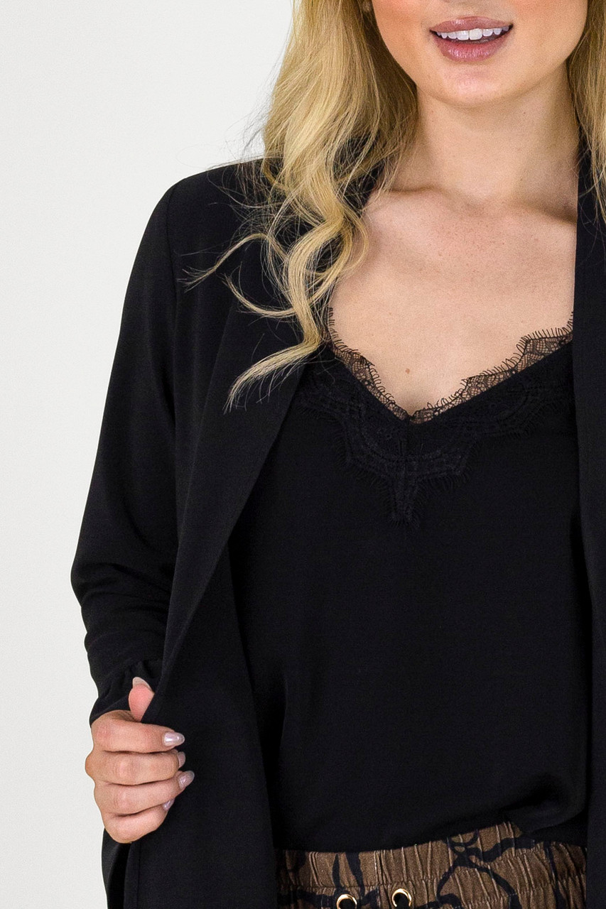 Black Christina Jacket Womens Jacket Motto Fashions