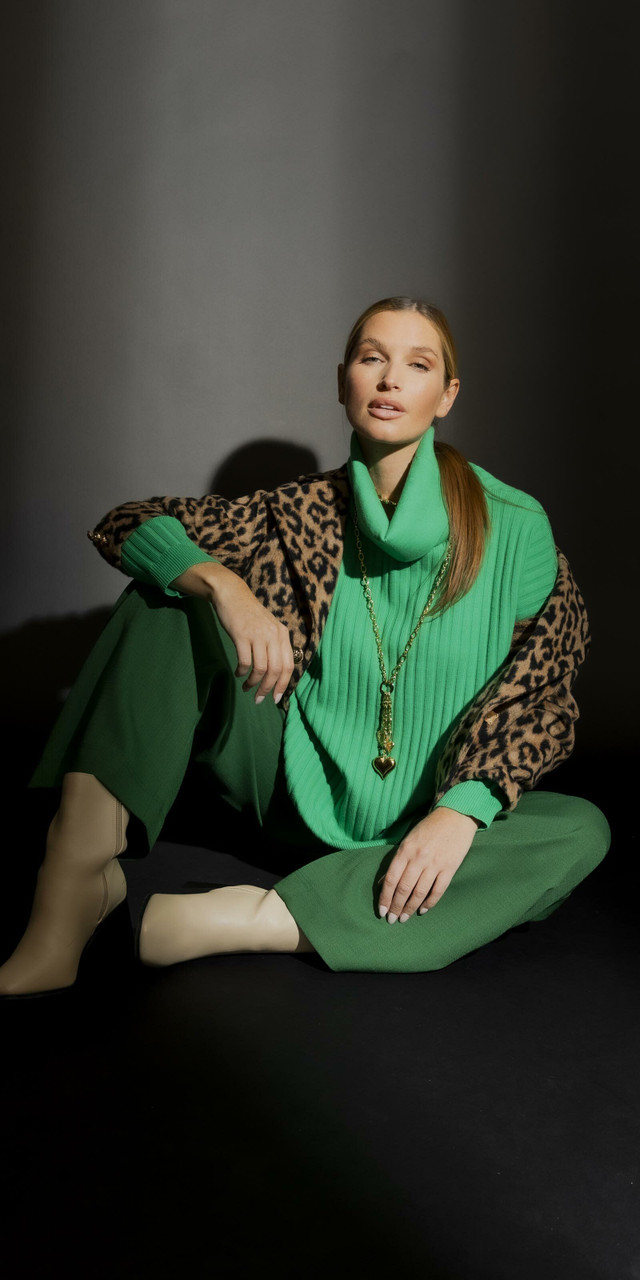 OI - MAY - Jade Jumper, Forest Cleo, Animal Coat