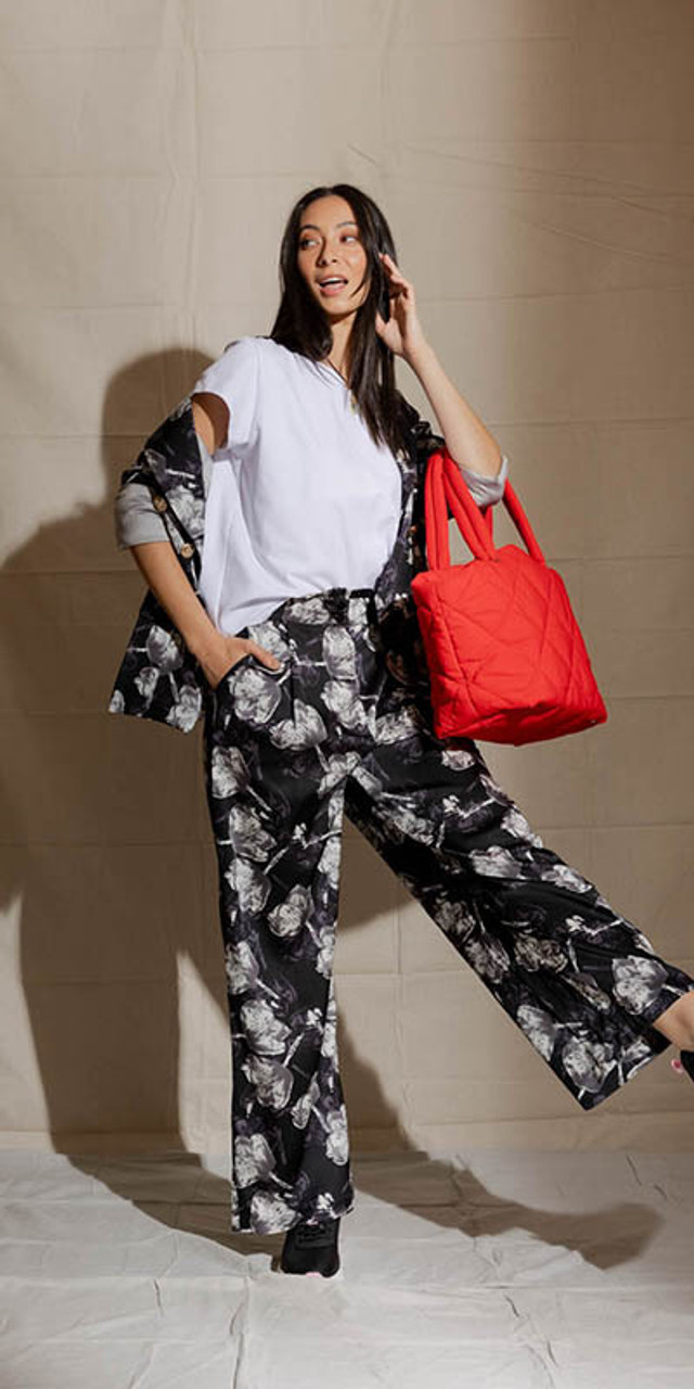 OI - White Tee and Latte Pant