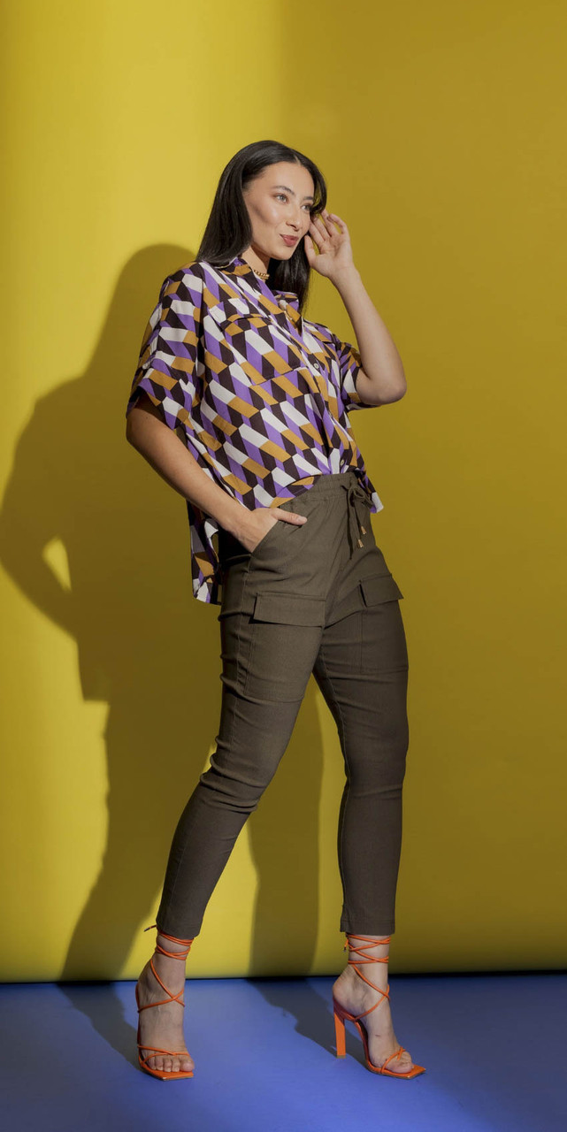 OI - DEC - Gold Lilac Blake Shirt
