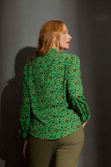 Green Animal Midi Asana Shirt