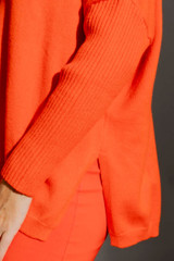 Orange Classic Oversized Jumper