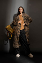 Animal Faux Fur Coat