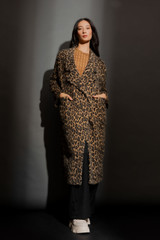 Animal Faux Fur Coat