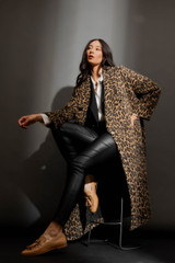 Animal Faux Fur Coat