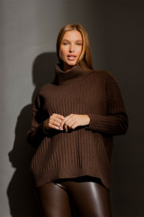 Cocoa Cowl Neck Jumper