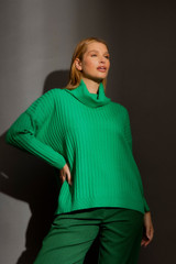 Jade Cowl Neck Jumper