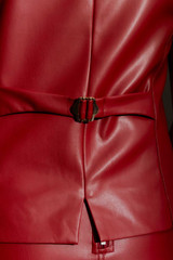Red Leather Vest
