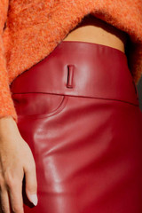 Leather Pencil Skirt